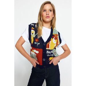 NWT Trendyol Regular fit Crew neck Knitwear Cardigan